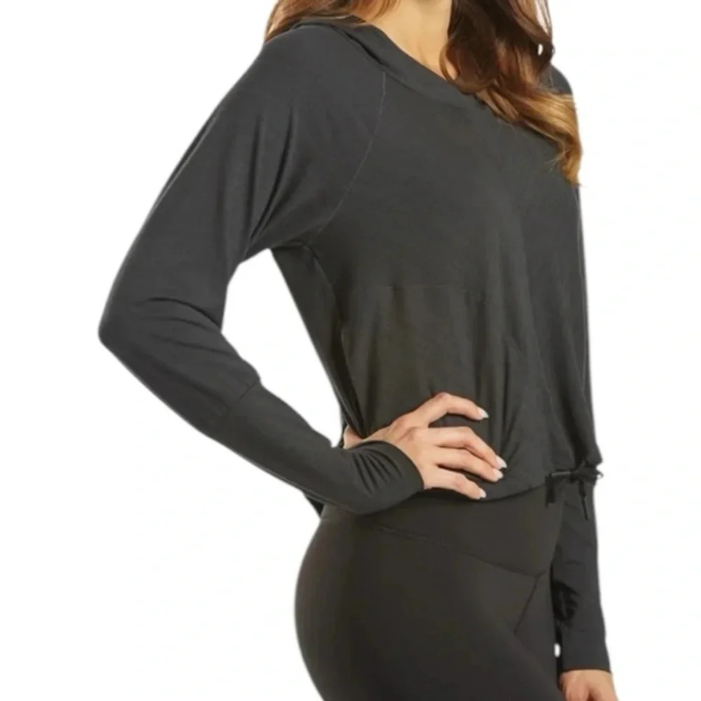 prAna Inigma After Yoga Hoodie jersey fabric Size S - Picture 10 of 13